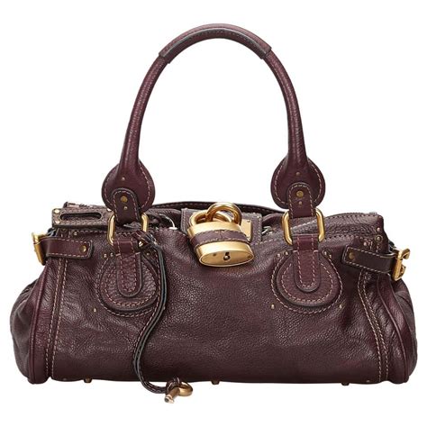 chloe leather bag vintage|chloe paddington bag original price.